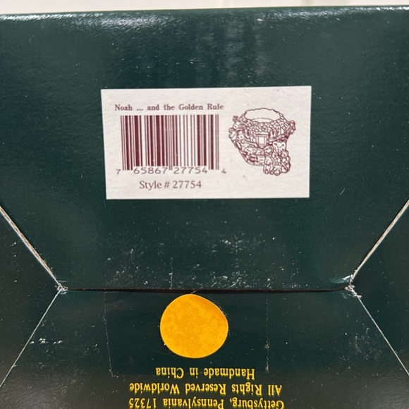 Boyds Bears & Friends "Noah & The Golden Rule" and "Jeremy as Noah Ark Builder" - Picture 10 of 11